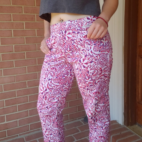 Colorful statement work capris - Picture 6 of 13